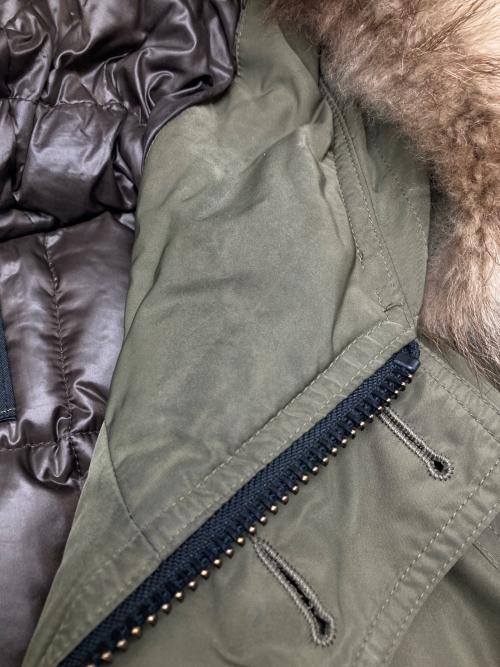 nano・universe（ナノ・ユニバース）nano・universe (ナノ・ユニバース) N-3Bタイプ NISHIKAWA DOWN コート オリーブ サイズ:Sの古着・服飾アイテム