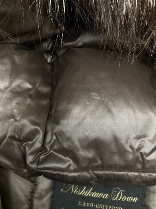 nano・universe（ナノ・ユニバース）nano・universe (ナノ・ユニバース) N-3Bタイプ NISHIKAWA DOWN コート オリーブ サイズ:Sの古着・服飾アイテム