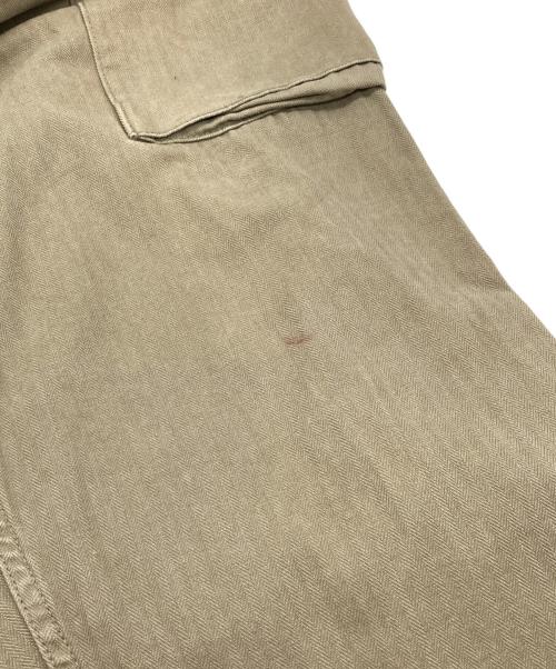 NIGEL CABOURN（ナイジェルケーボン）NIGEL CABOURN (ナイジェルケーボン) LYBRO NAVAL DUNGAREE HERRINGBONE OVERALL オリーブ サイズ:46の古着・服飾アイテム