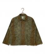 South2 West8サウスツー ウエストエイト）の古着「Hunting Shirt Leopard」｜グリーン