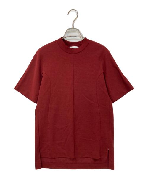 Mame Kurogouchi（マメクロゴウチ）Mame Kurogouchi (マメクロゴウチ) Cotton T-Shirt レッド サイズ:1の古着・服飾アイテム