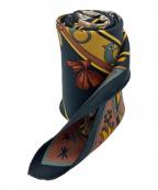 HERMESエルメス）の古着「インディアンの守り神 カレ90 シルクスカーフ」｜ブラック