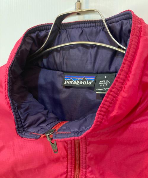 Patagonia（パタゴニア）Patagonia (パタゴニア) 90s Puffball Vest パフボールベスト レッド サイズ:Lの古着・服飾アイテム