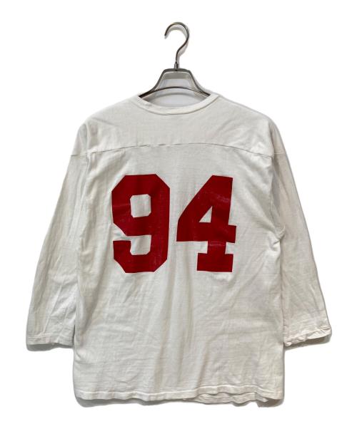 Champion（チャンピオン）Champion (チャンピオン) 70s-80sフットボールシャツ ホワイト サイズ:XLの古着・服飾アイテム