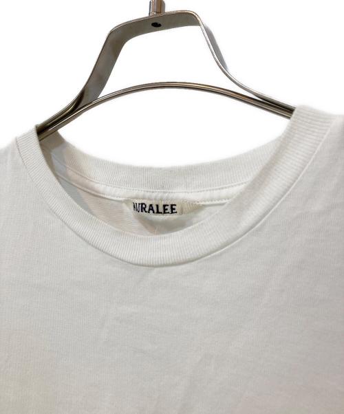 AURALEE（オーラリー）AURALEE (オーラリー) LUSTER PLAITING L／S TEE ホワイト サイズ:3の古着・服飾アイテム