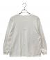 AURALEE (オーラリー) LUSTER PLAITING L／S TEE ホワイト サイズ:3：7000円