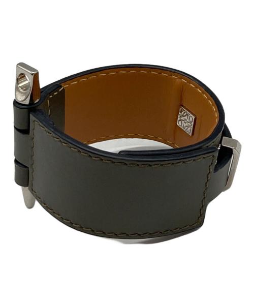 LOEWE（ロエベ）LOEWE (ロエベ) ゲート レザーブレスレット ブラウン サイズ:-の古着・服飾アイテム