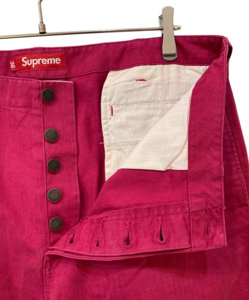 SUPREME（シュプリーム）SUPREME (シュプリーム) 24FW Washed Herringbone Chino Pant Plum サイズ:36の古着・服飾アイテム