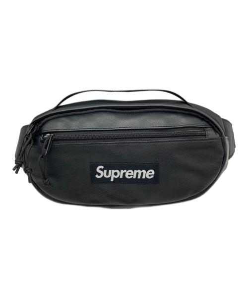SUPREME（シュプリーム）SUPREME (シュプリーム) 24FW Leather Waist Bag ブラック サイズ:-の古着・服飾アイテム