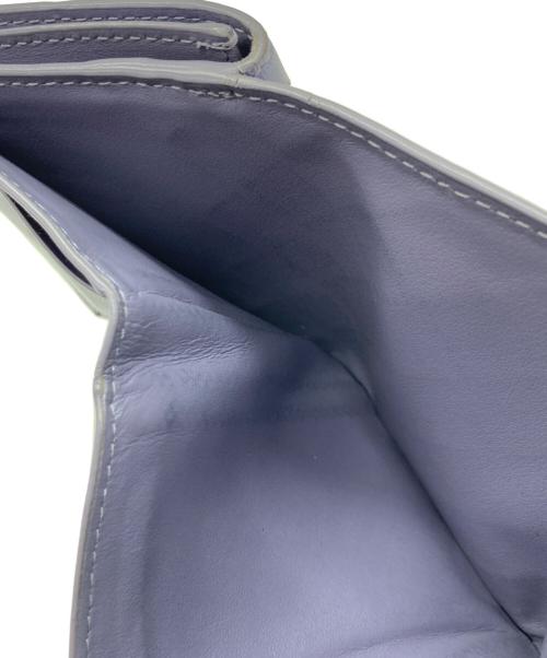 BOTTEGA VENETA（ボッテガベネタ）BOTTEGA VENETA (ボッテガベネタ) イントレチャート 3つ折り財布 パープル サイズ:-の古着・服飾アイテム