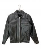 Schottショット）の古着「襟付きシングルライダース」｜ブラック