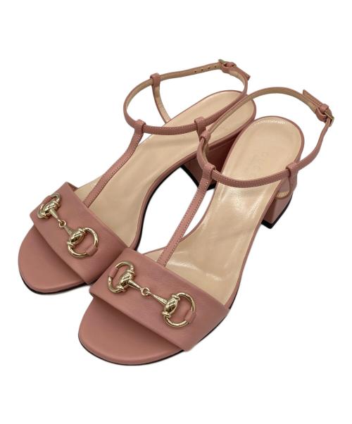 GUCCI（グッチ）GUCCI (グッチ) ビットサンダル ベージュ サイズ:36の古着・服飾アイテム