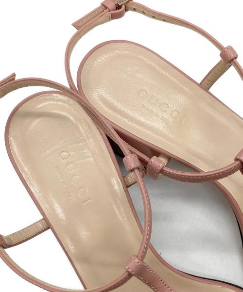 GUCCI（グッチ）GUCCI (グッチ) ビットサンダル ベージュ サイズ:36の古着・服飾アイテム