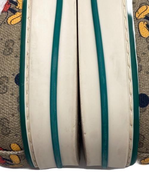 GUCCI（グッチ）GUCCI (グッチ) DISNEY (ディズニー) Tennis 1977 ローカットスニーカー ブラウン サイズ:37の古着・服飾アイテム