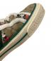 中古・古着 GUCCI (グッチ) DISNEY (ディズニー) Tennis 1977 ローカットスニーカー ブラウン サイズ:37：20000円