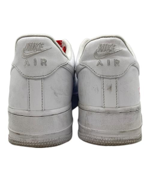 NIKE（ナイキ）NIKE (ナイキ) SUPREME (シュプリーム) AIR FORCE 1 LOW スニーカー WHITE/WHIT サイズ:UK8の古着・服飾アイテム