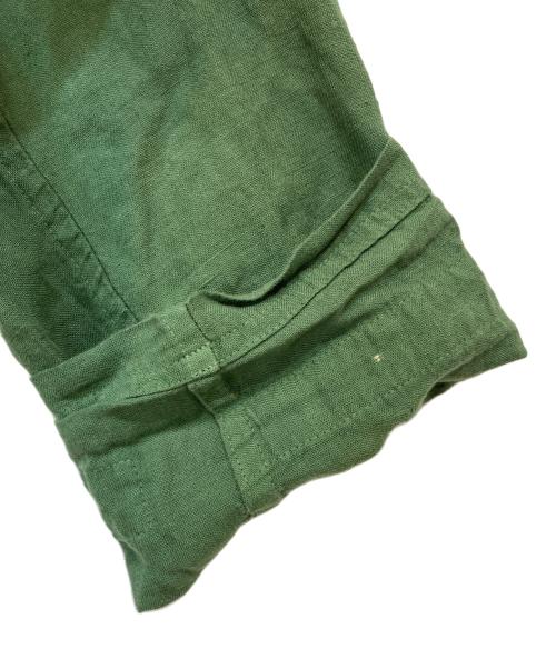 Veritecoeur（ヴェリテクール）Veritecoeur (ヴェリテクール) ベルギーリネンコート グリーン サイズ:Fの古着・服飾アイテム