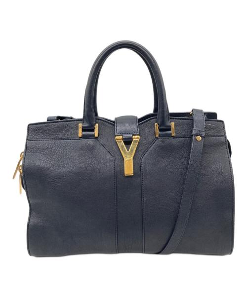 Yves Saint Laurent（イヴサンローラン）Yves Saint Laurent (イヴサンローラン) カバスシックミニ 2WAYバッグ ネイビー サイズ:-の古着・服飾アイテム