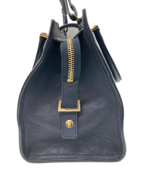 Yves Saint Laurent（イヴサンローラン）Yves Saint Laurent (イヴサンローラン) カバスシックミニ 2WAYバッグ ネイビー サイズ:-の古着・服飾アイテム