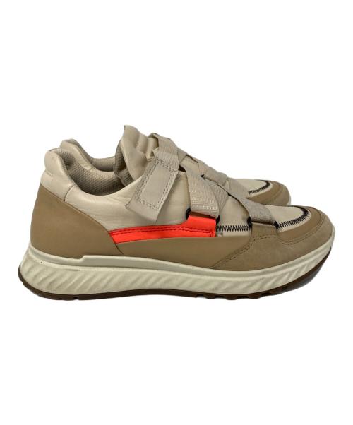 ECCO（エコー）ECCO (エコー) ベルクロスニーカー ベージュ サイズ: 22.5cmの古着・服飾アイテム