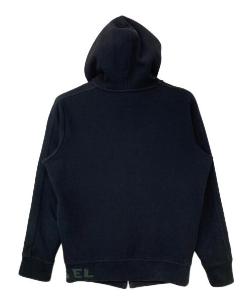 DIESEL（ディーゼル）DIESEL (ディーゼル) ジップパーカー ブラック サイズ:Sの古着・服飾アイテム