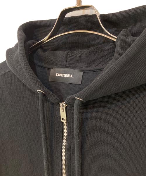 DIESEL（ディーゼル）DIESEL (ディーゼル) ジップパーカー ブラック サイズ:Sの古着・服飾アイテム