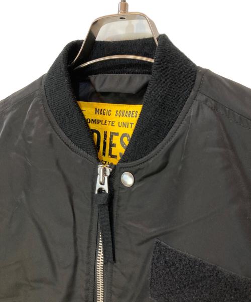 DIESEL（ディーゼル）DIESEL (ディーゼル) J-TANKER ボンバージャケット ブラック サイズ:Sの古着・服飾アイテム