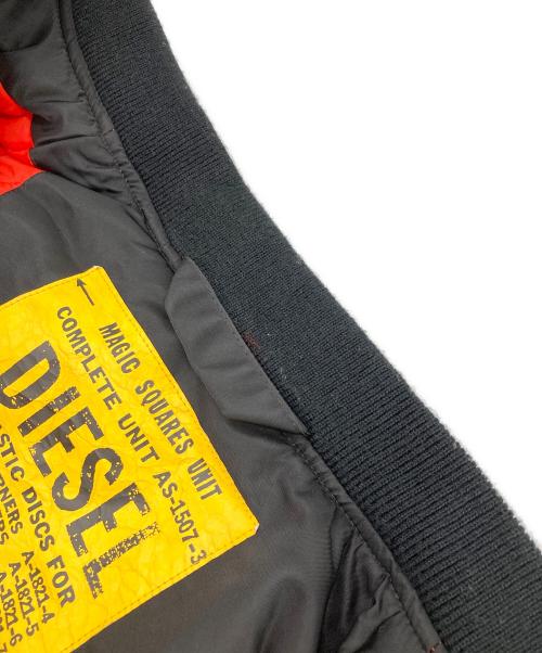 DIESEL（ディーゼル）DIESEL (ディーゼル) J-TANKER ボンバージャケット ブラック サイズ:Sの古着・服飾アイテム