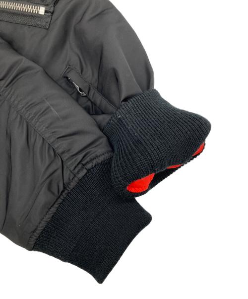 DIESEL（ディーゼル）DIESEL (ディーゼル) J-TANKER ボンバージャケット ブラック サイズ:Sの古着・服飾アイテム