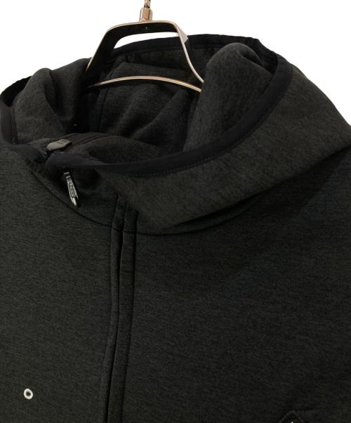 POST O'ALLS（ポストオーバーオールズ）POST O'ALLS (ポストオーバーオールズ) 3601 EZ HOODIE PJ1 / poly jersey charcoal heather サイズ:XLの古着・服飾アイテム