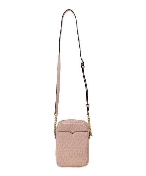 MICHAEL KORS（マイケル・コース）MICHAEL KORS (マイケルコース) Jet Set Travel Medium Logo Crossbody Bag ピンク サイズ:-の古着・服飾アイテム