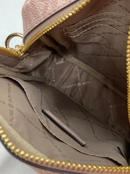 MICHAEL KORS（マイケル・コース）MICHAEL KORS (マイケルコース) Jet Set Travel Medium Logo Crossbody Bag ピンク サイズ:-の古着・服飾アイテム