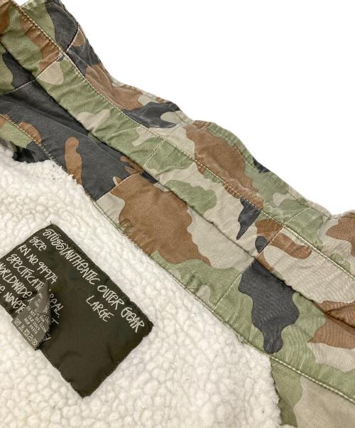 stussy（ステューシー）stussy (ステューシー) 90s M-65タイプ ミリタリージャケット カーキ サイズ:Lの古着・服飾アイテム
