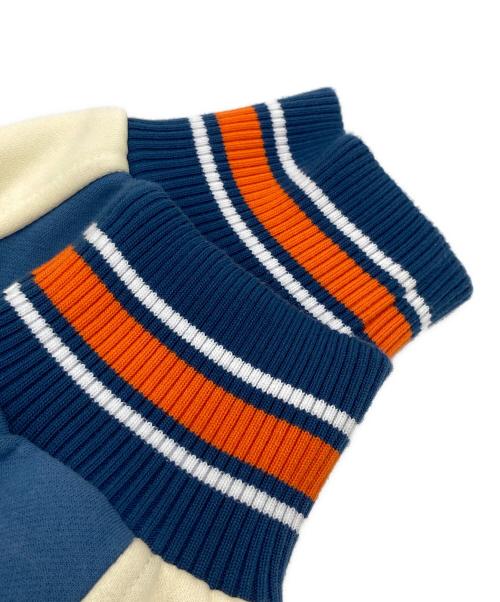 NEW WAVE STREET CULTURE DESIGN BY INFLATION（インフレーション）NEW WAVE STREET CULTURE DESIGN BY INFLATION (インフレーション) スタジャン ブルー サイズ:XLの古着・服飾アイテム