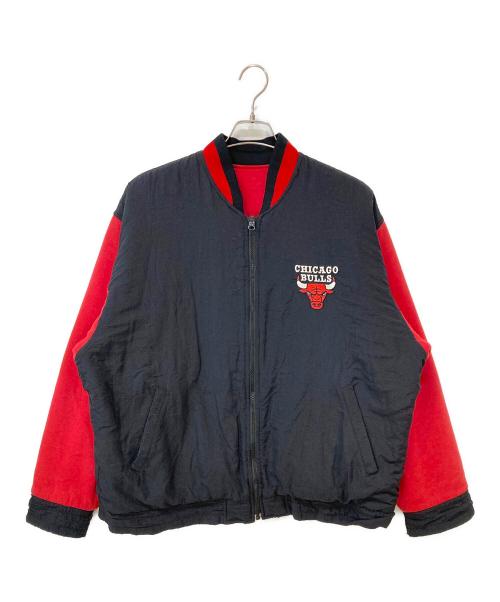 NBA（エヌビーエー）NBA (エヌビーエー) リバーシブルジャケット ブラック×レッド サイズ:Lの古着・服飾アイテム