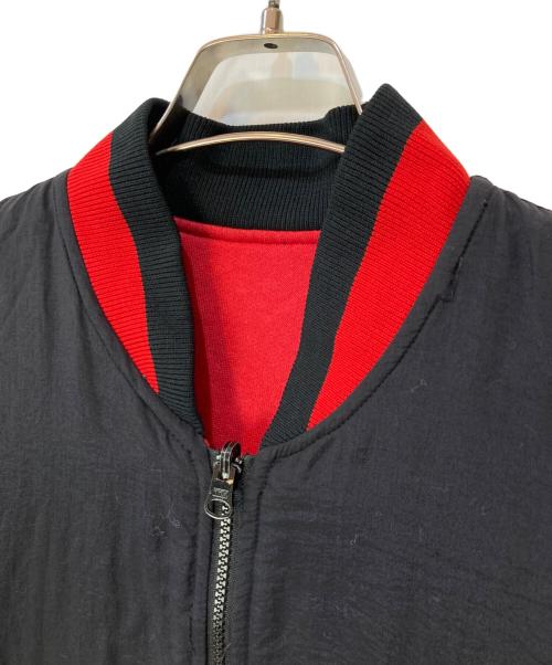 NBA（エヌビーエー）NBA (エヌビーエー) リバーシブルジャケット ブラック×レッド サイズ:Lの古着・服飾アイテム