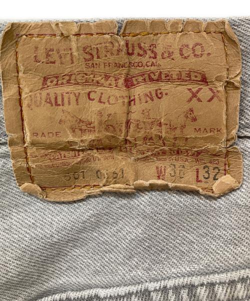 LEVI'S（リーバイス）LEVI'S (リーバイス) 501 ケミカルウォッシュデニム グレー サイズ:W36L32の古着・服飾アイテム