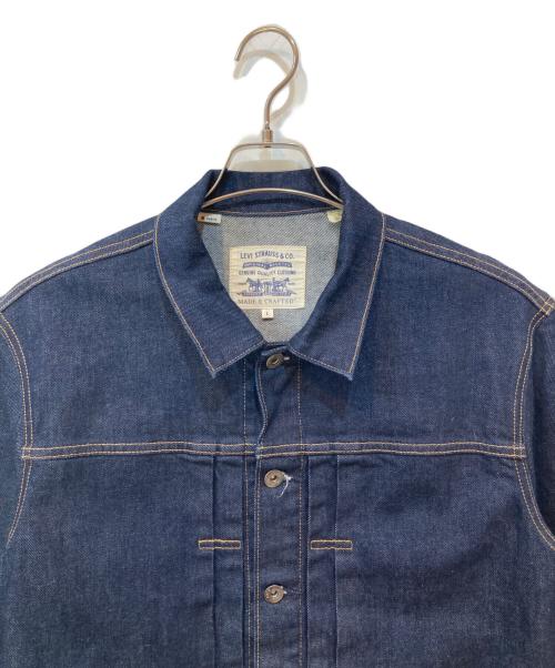 LEVI'S MADE&CRAFTED（リーバイスメイドクラフテッド）LEVI'S MADE&CRAFTED (リーバイスメイドクラフテッド) TYPE II WORN トラッカージャケット インディゴ サイズ:Lの古着・服飾アイテム