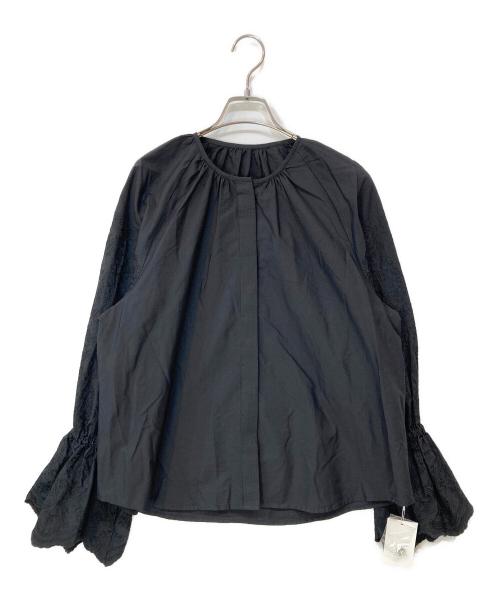 BEAUTY&YOUTH（ビューティーアンドユース）BEAUTY&YOUTH (ビューティーアンドユース) コットン エンブロイダリー シャツ ブラック サイズ:FREEの古着・服飾アイテム