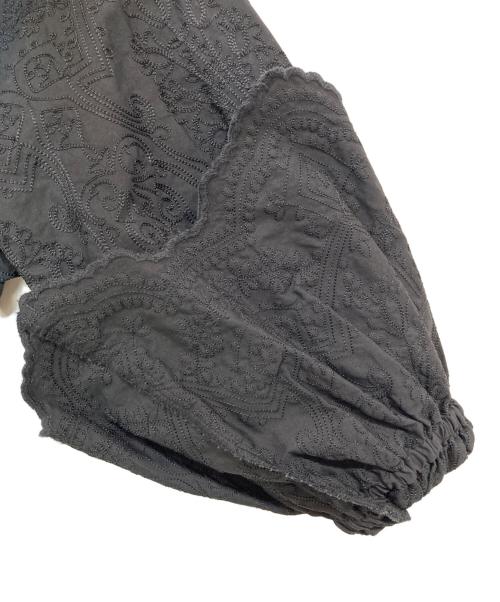 BEAUTY&YOUTH（ビューティーアンドユース）BEAUTY&YOUTH (ビューティーアンドユース) コットン エンブロイダリー シャツ ブラック サイズ:FREEの古着・服飾アイテム