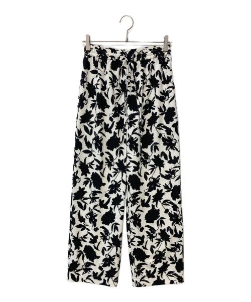 BEAUTY&YOUTH（ビューティーアンドユース）BEAUTY&YOUTH (ビューティーアンドユース) ボタニカルプリント イージーパンツ ホワイト サイズ:Sの古着・服飾アイテム