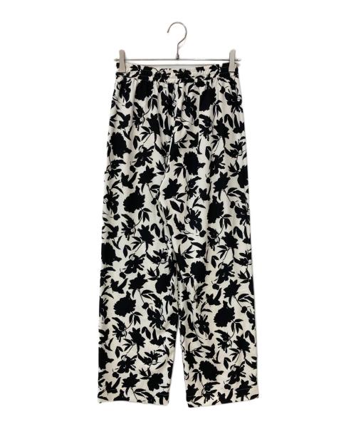 BEAUTY&YOUTH（ビューティーアンドユース）BEAUTY&YOUTH (ビューティーアンドユース) ボタニカルプリント イージーパンツ ホワイト サイズ:Sの古着・服飾アイテム