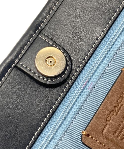 COACH（コーチ）COACH (コーチ) シティ トート・シグネチャー モノグラム プリント ブルーの古着・服飾アイテム