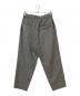 ATON (エイトン) WOOL TROPICAL EASY TAPERED PANTS グレー サイズ:04：7000円