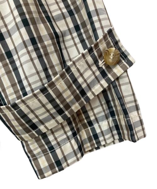 LOUNIE（ルーニー）LOUNIE (ルーニー) チェック柄トレンチコート マルチカラー サイズ:Sの古着・服飾アイテム