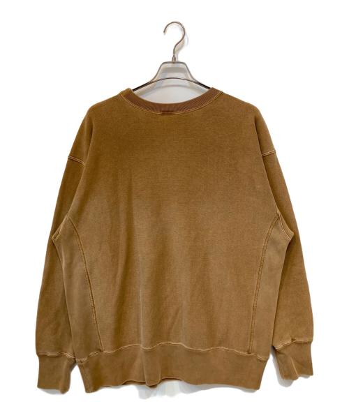Champion REVERSE WEAVE（チャンピオン リバース ウィーブ）Champion REVERSE WEAVE (チャンピオン リバース ウィーブ) クルーネックスウェット ブラウン サイズ:XLの古着・服飾アイテム