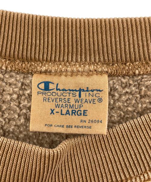 Champion REVERSE WEAVE（チャンピオン リバース ウィーブ）Champion REVERSE WEAVE (チャンピオン リバース ウィーブ) クルーネックスウェット ブラウン サイズ:XLの古着・服飾アイテム