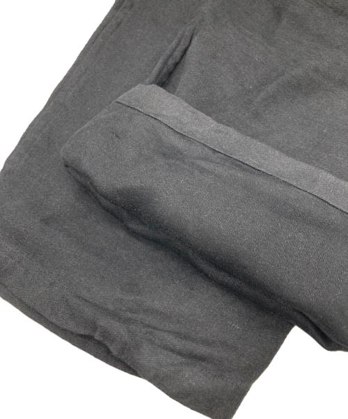 COMOLI（コモリ）COMOLI (コモリ) リネン起毛 ドローストリングパンツ ブラック サイズ:1の古着・服飾アイテム