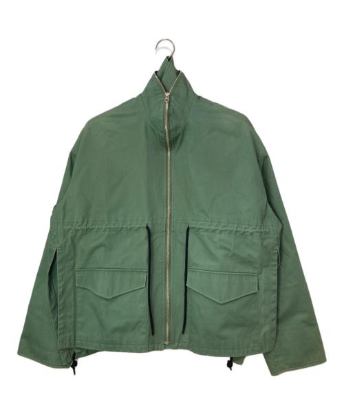 NEON SIGN（ネオンサイン）NEON SIGN (ネオンサイン) FLARED FIELD JACKET グリーン サイズ:2の古着・服飾アイテム