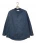 Graphpaper（グラフペーパー）の古着「BROAD OVERSIZED L/S BAND COLLAR SHIRT」｜グレー